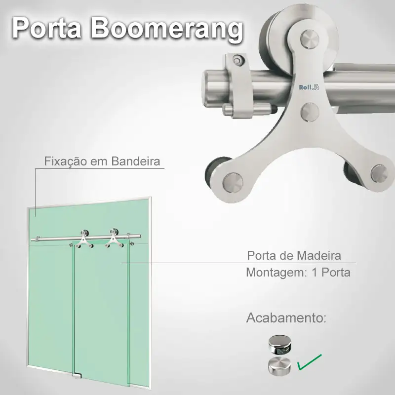 Bandeira Padrão Escovado