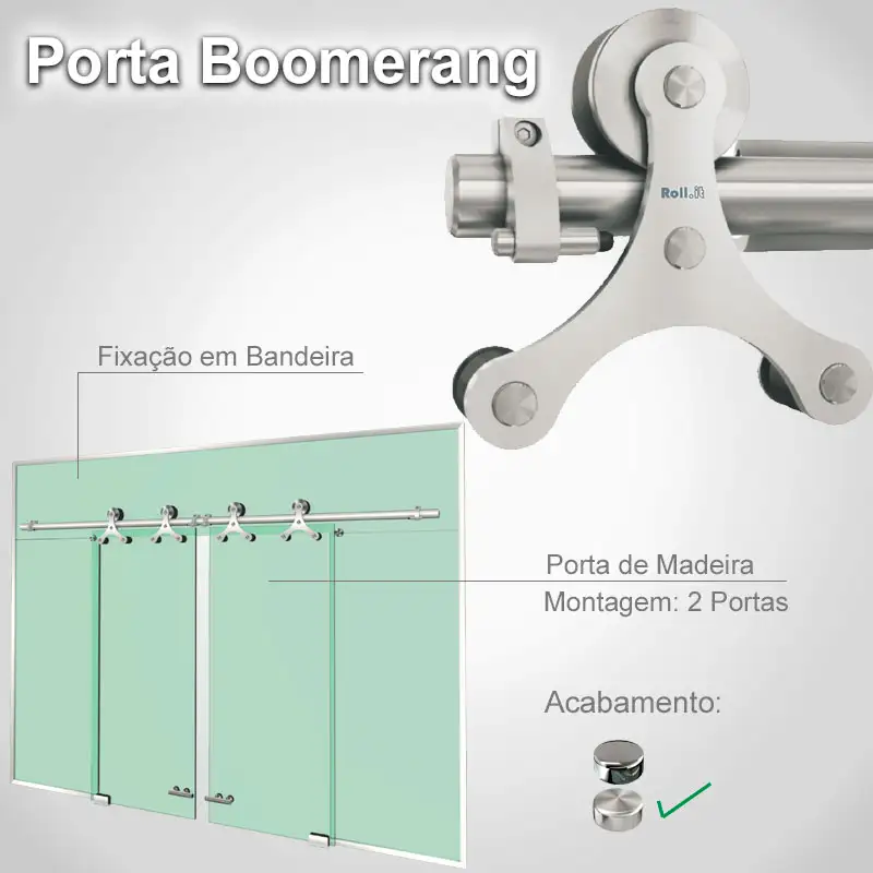 Bandeira Padrão Escovado