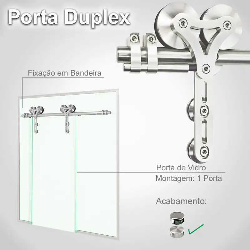 Bandeira Padrão Escovado