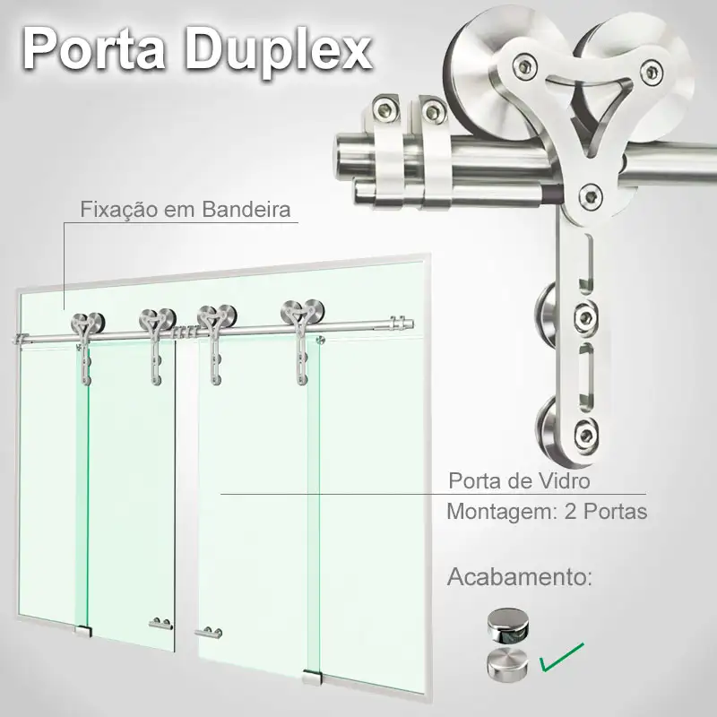 Bandeira Padrão Escovado