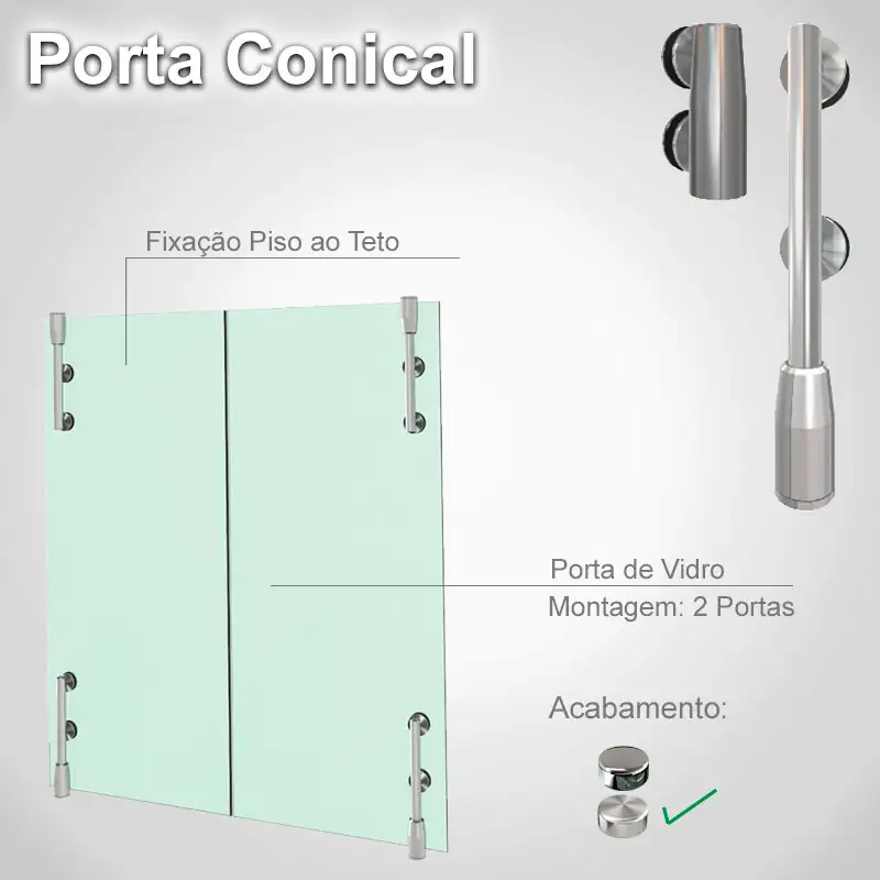 Piso ao Teto Padrão Escovado