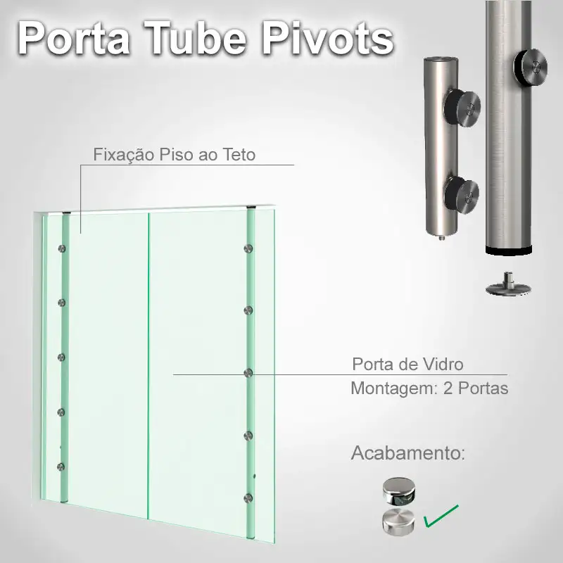 Piso ao Teto Padrão Escovado