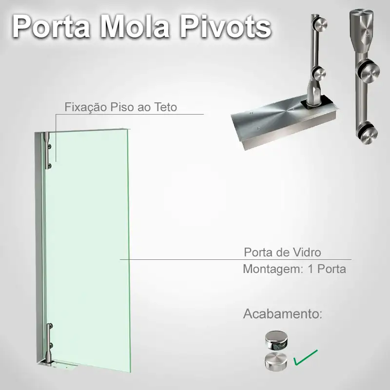 Piso ao Teto Padrão Escovado