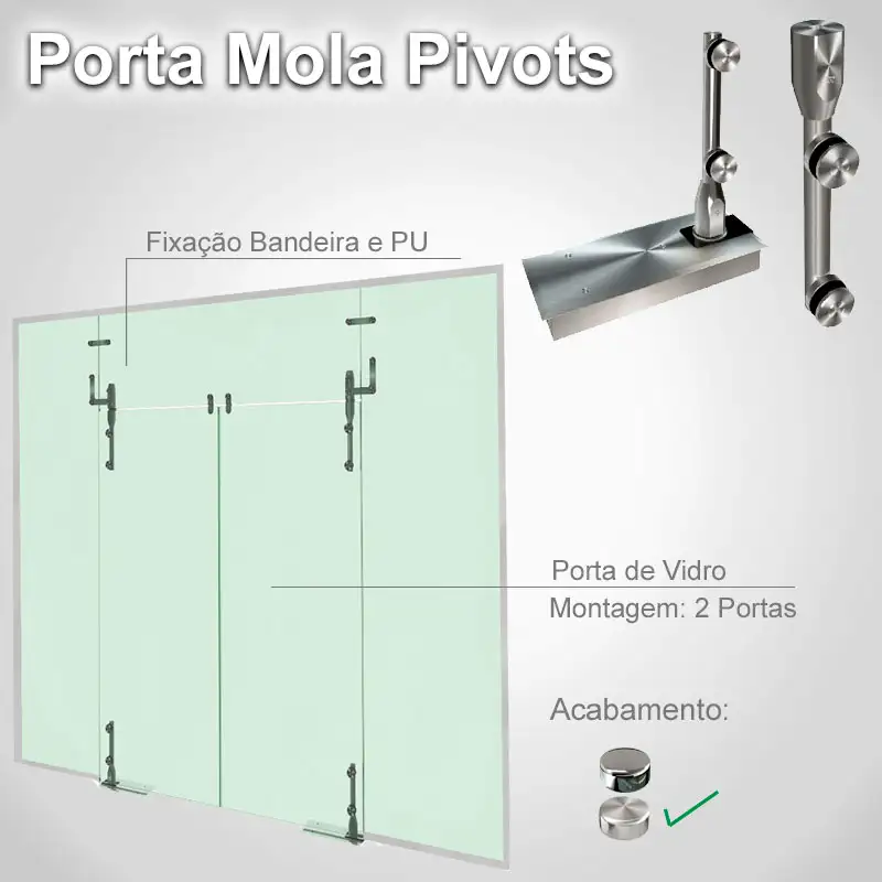 Bandeira Padrão Escovado