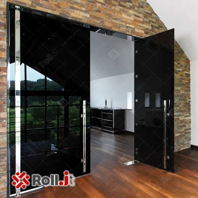 Porta Quadratto Pivots — Ferragens Inox Rollit