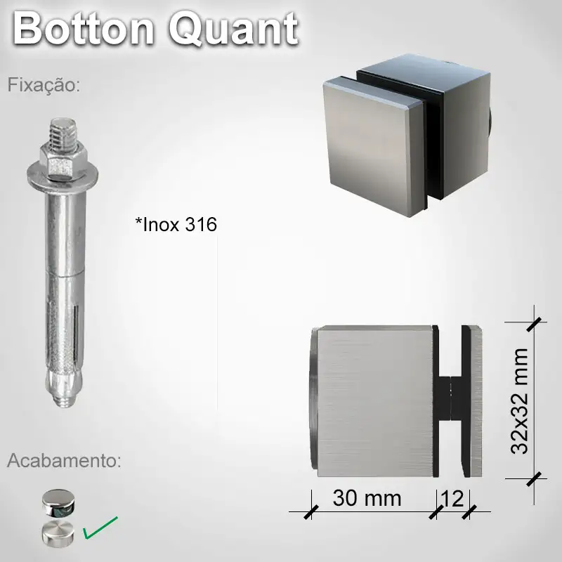 Guarda Corpo Botton Quant V12 A E