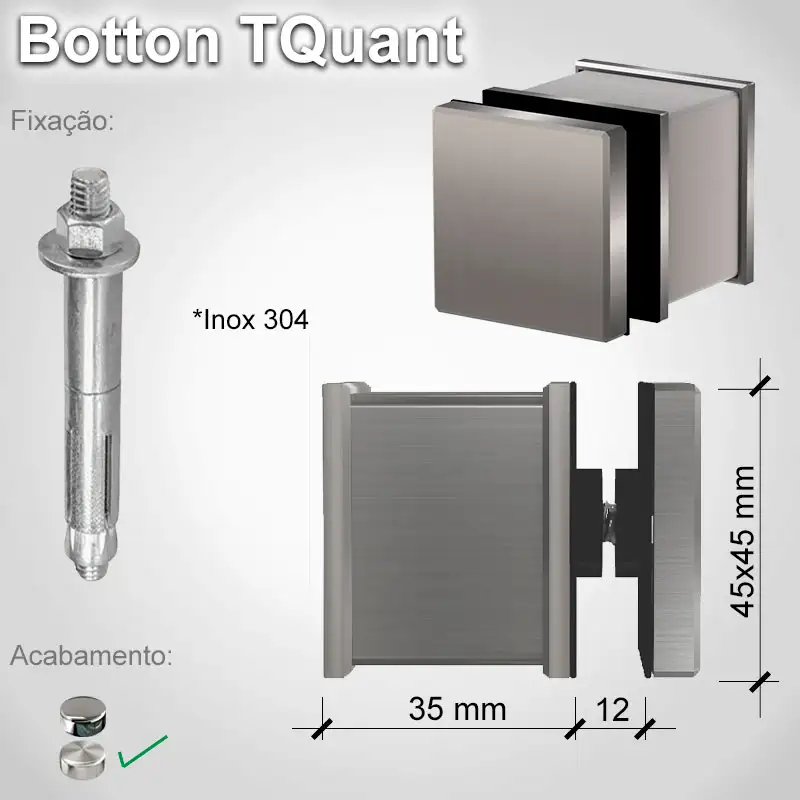 Guarda Corpo Botton Tquant V12 A E