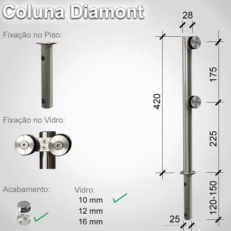 Guarda Corpo Diamont Diamont D 10 E