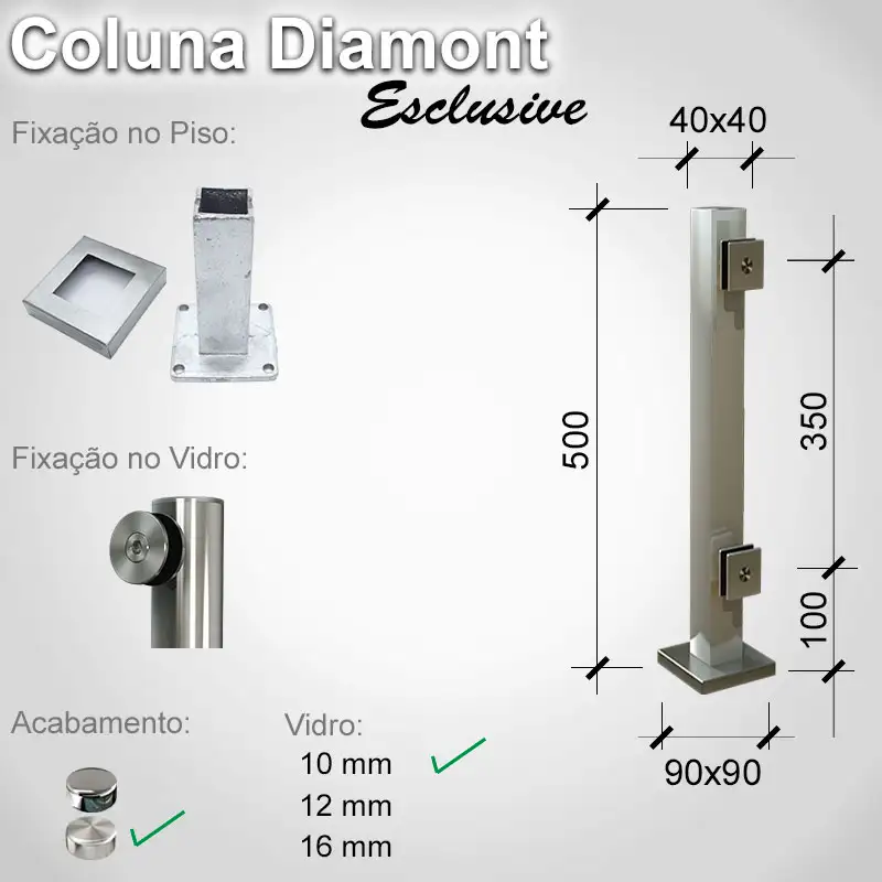 Guarda Corpo Diamont Diamont Exclusive S 10 E