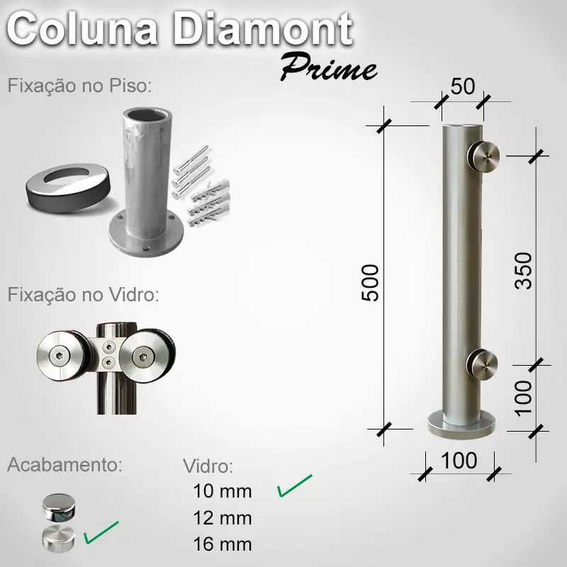 Guarda Corpo Diamont Diamont Prime D 10 E
