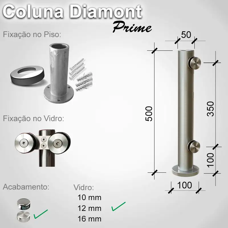 Guarda Corpo Diamont Diamont Prime D 12 E
