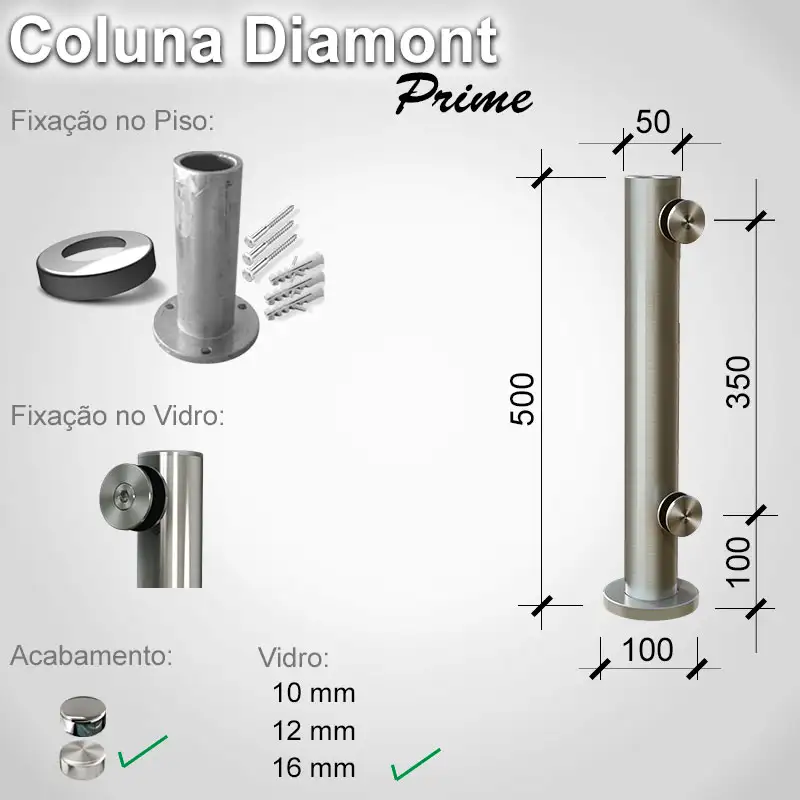 Guarda Corpo Diamont Diamont Prime S 16 E