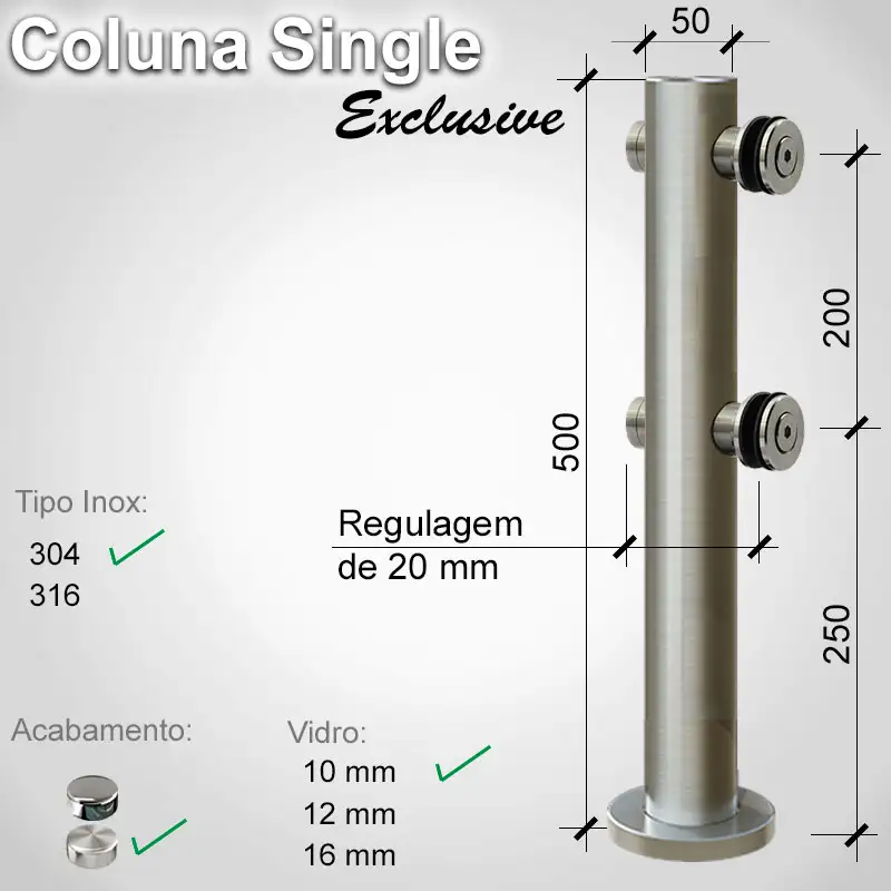 Guarda Corpo Single Singleexclusive 10 304 E