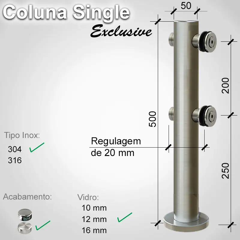 Guarda Corpo Single Singleexclusive 12 304 E