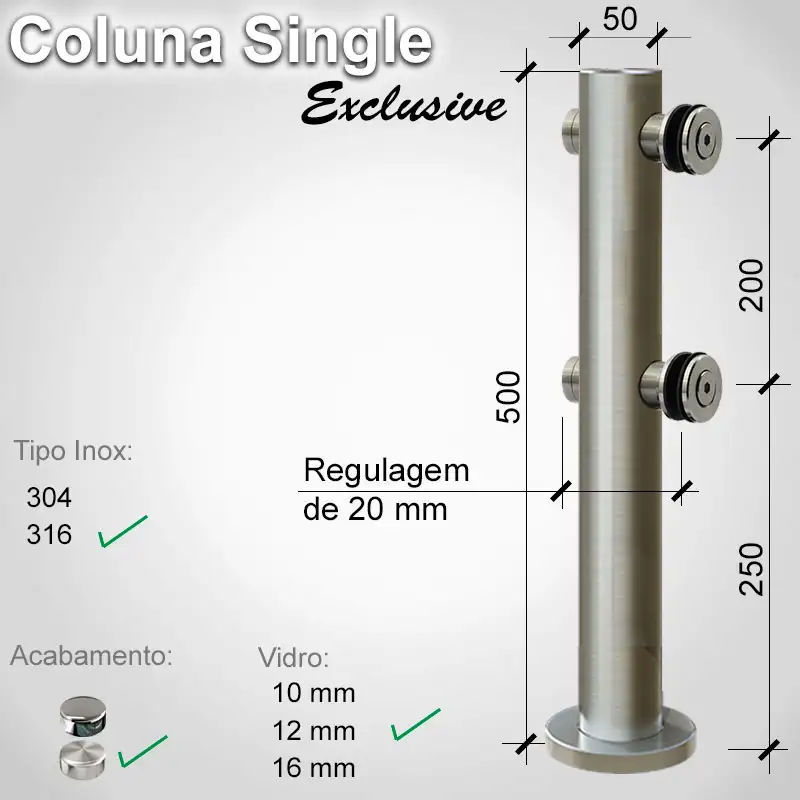 Guarda Corpo Single Singleexclusive 12 316 E