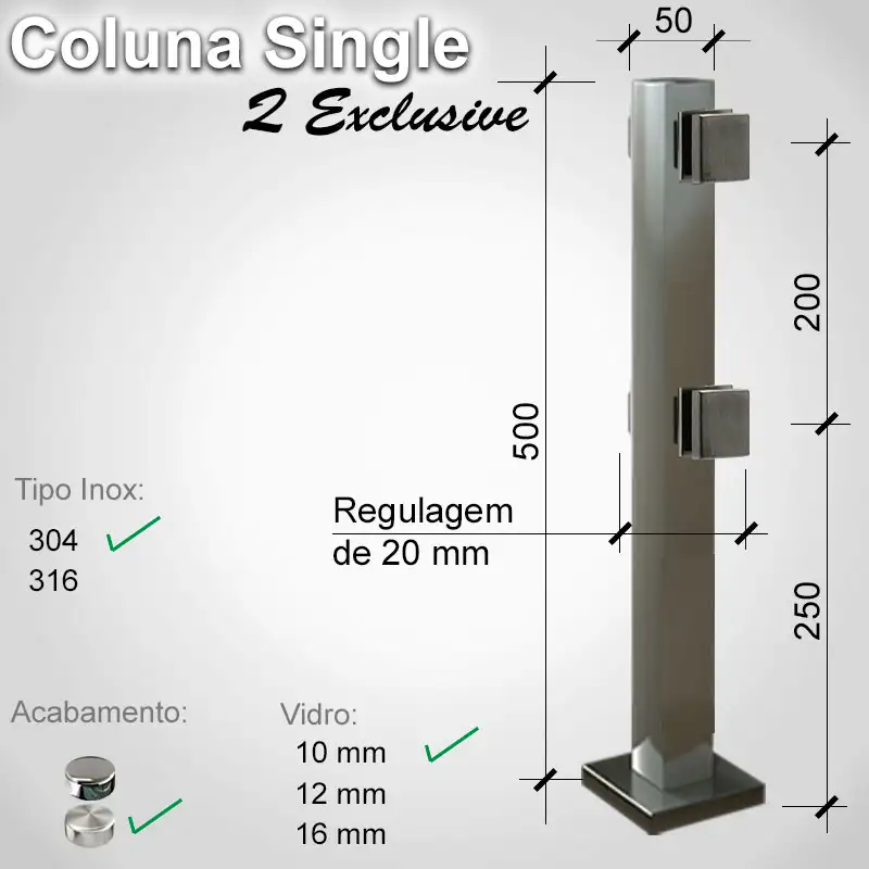 Guarda Corpo Single Singleqexclusive 10 304 E