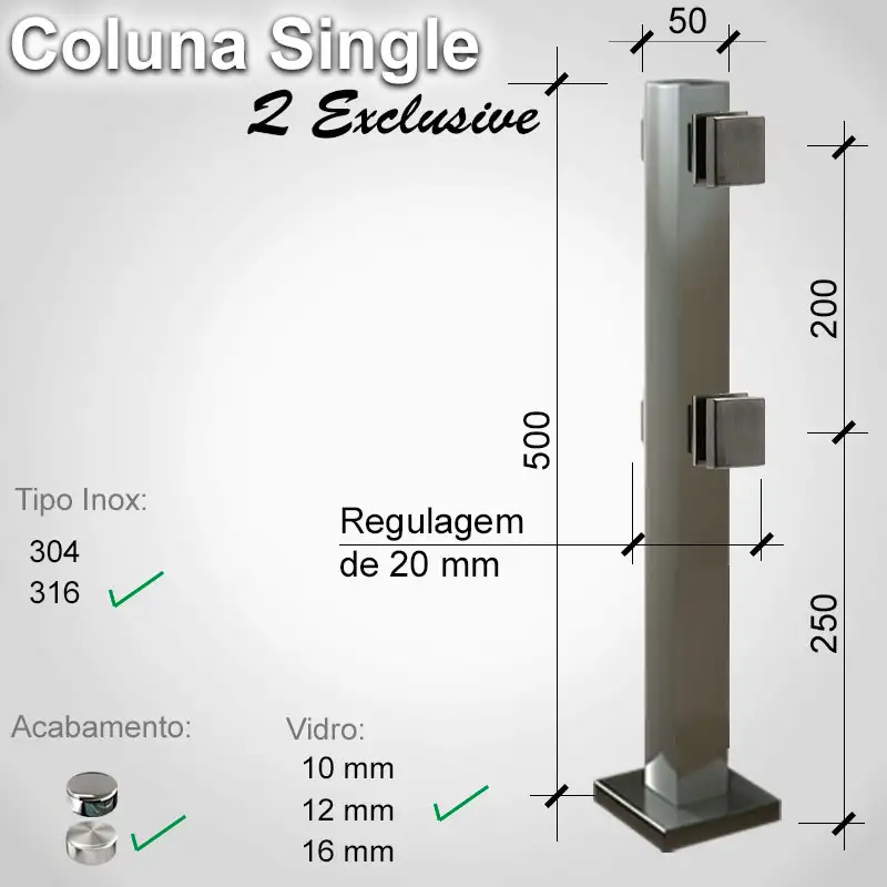 Guarda Corpo Single Singleqexclusive 12 316 E