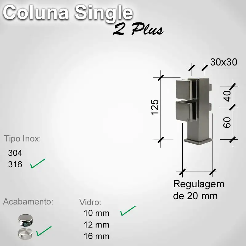 Guarda Corpo Single Singleqplus 10 316 E