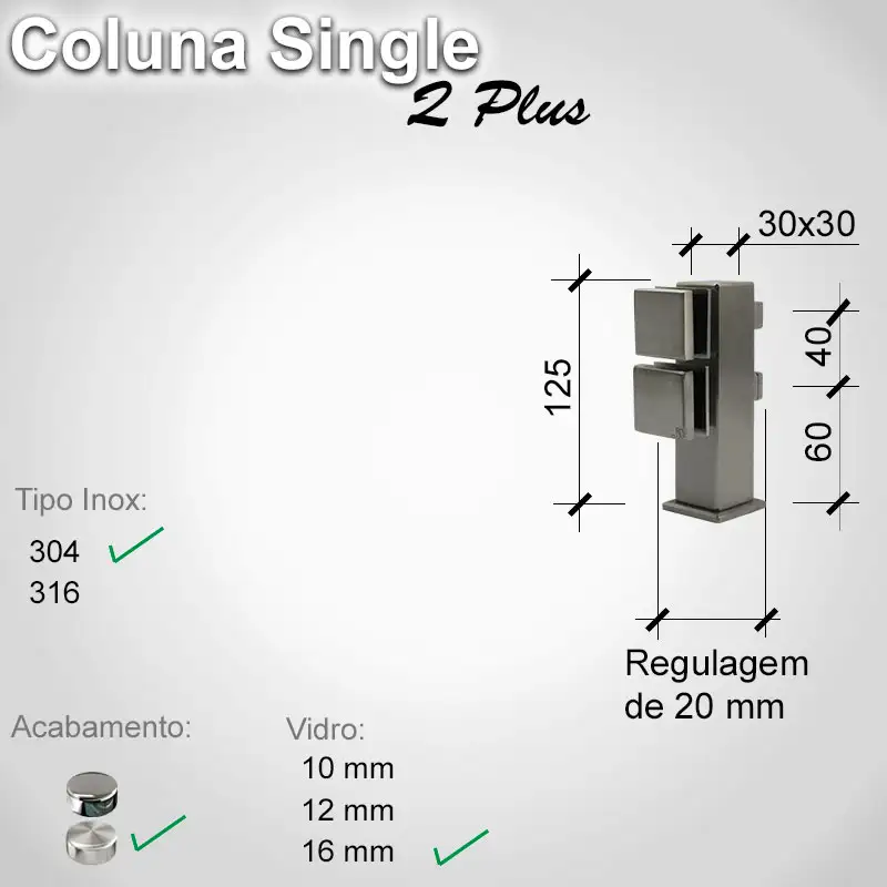 Guarda Corpo Single Singleqplus 16 304 E