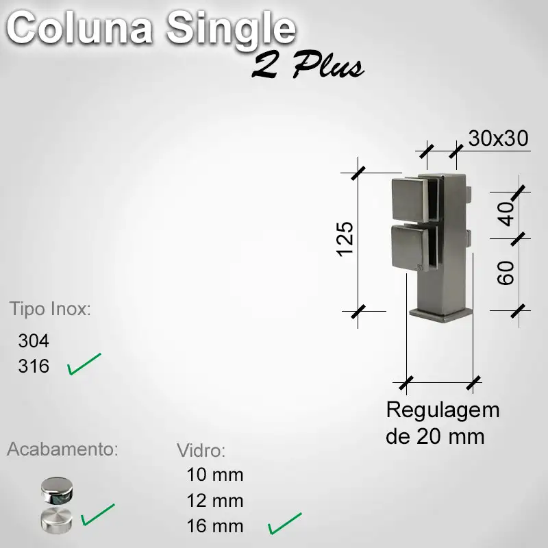 Guarda Corpo Single Singleqplus 16 316 E