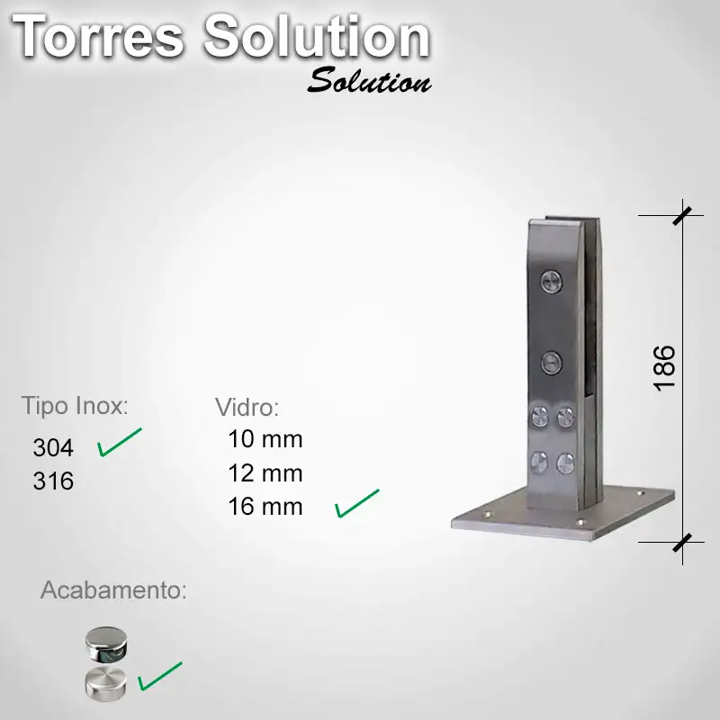 Guarda Corpo Solution Solution 304 16 E