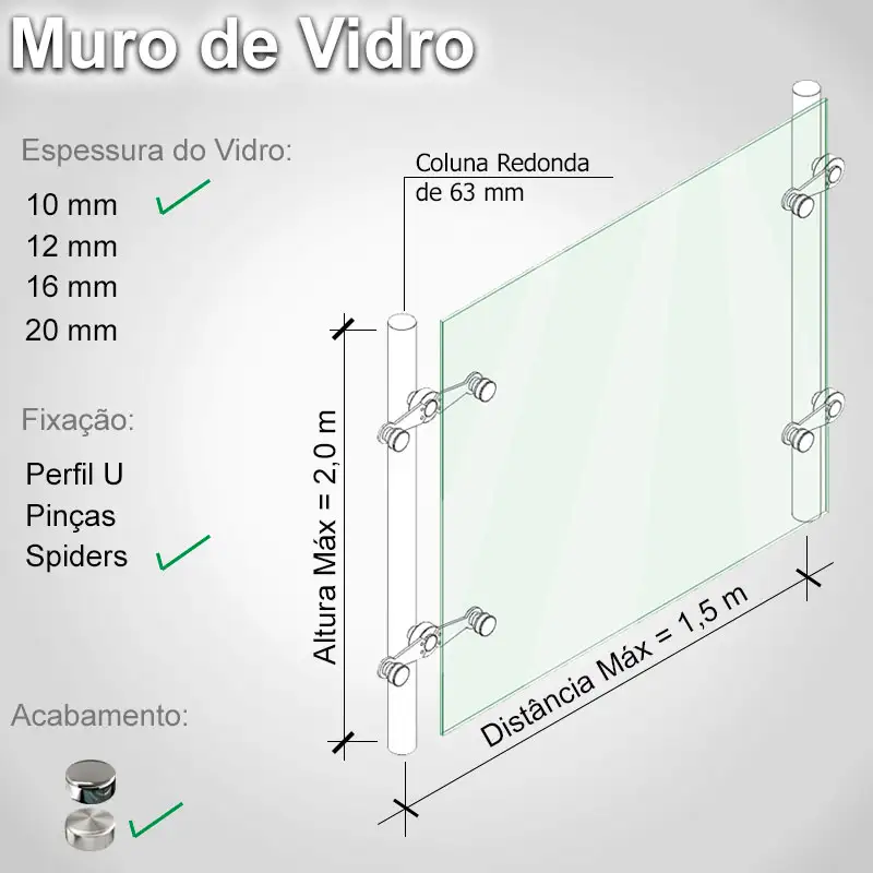 Muro de Vidro 20 R S 10 E