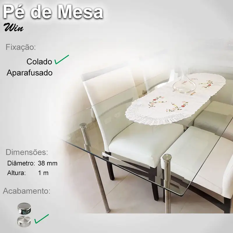 Pe de Mesa Win Colado E