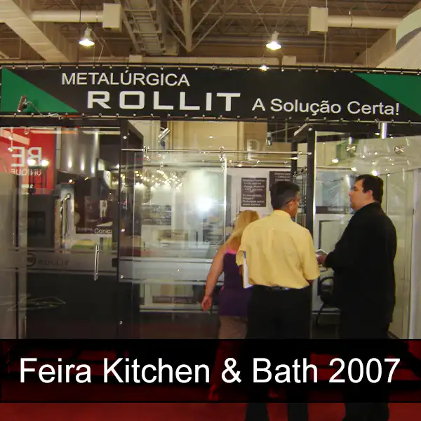 Rollit na Feira Kitchen & Bath 2007: design e inovação