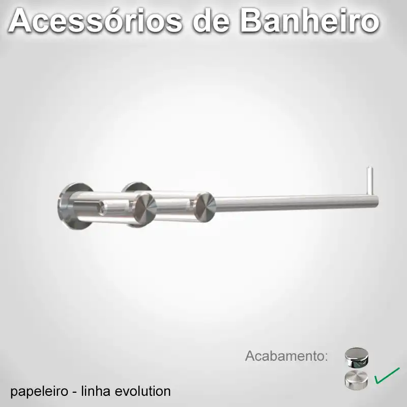 Papeleiro Evolution Escovado