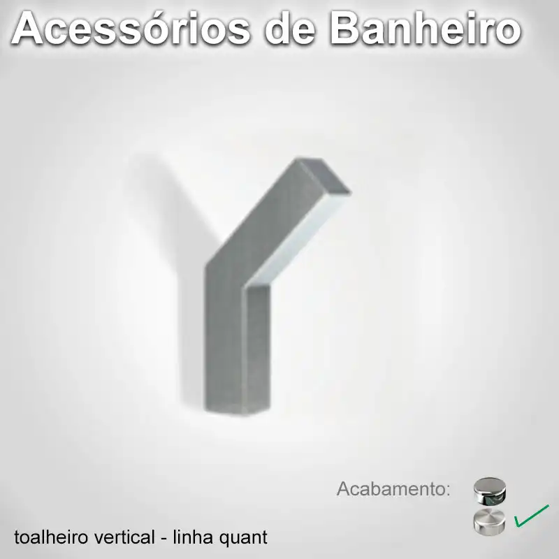 Toalheiro Vertical Quant Escovado