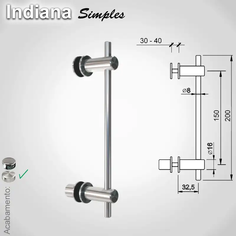 Indiana Simples 150 M E