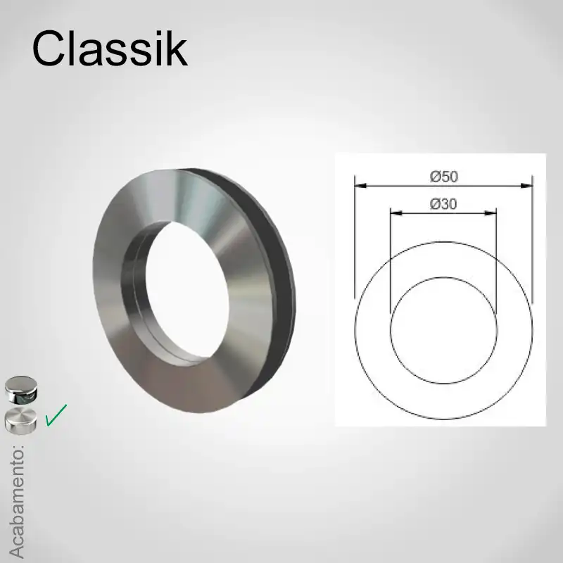 Puxador Classik Duplo